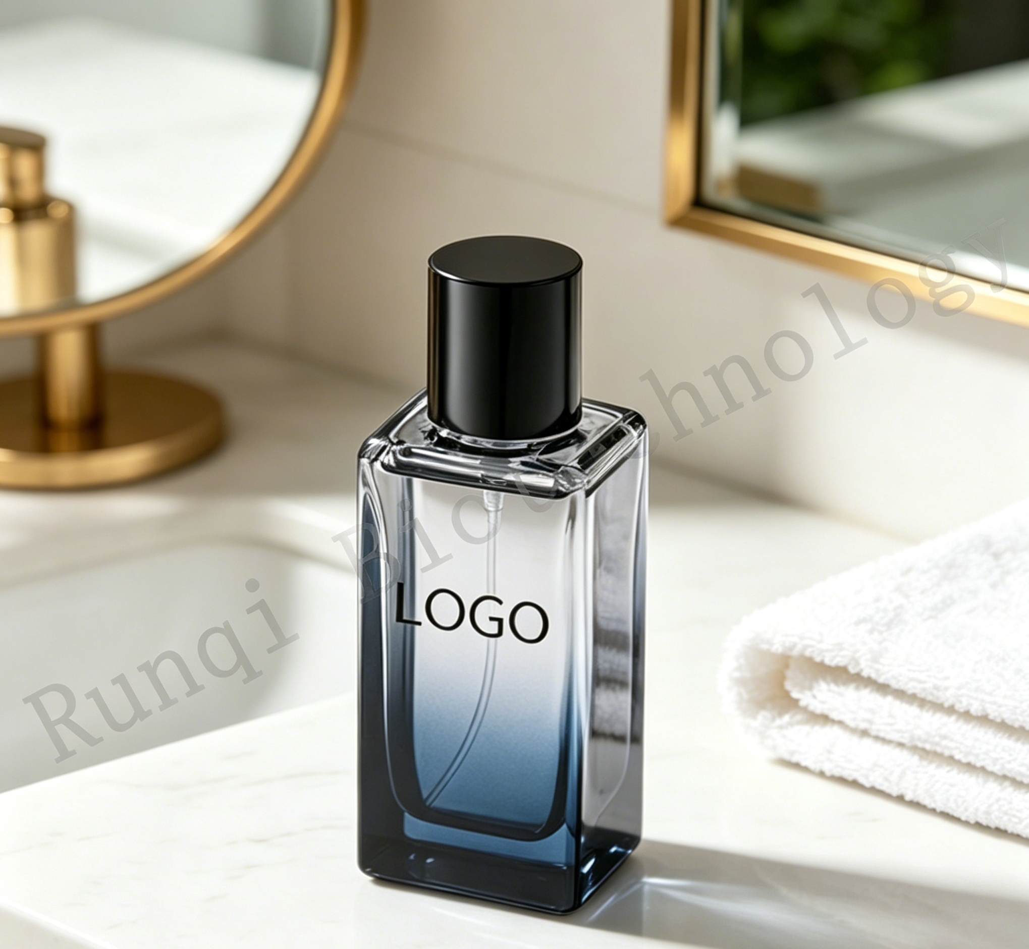 15ml Clear Men's Perfume Travel Size Mini Eau de Toilette, Long Lasting Scent, Custom OEM Private Label Fragrance Samples