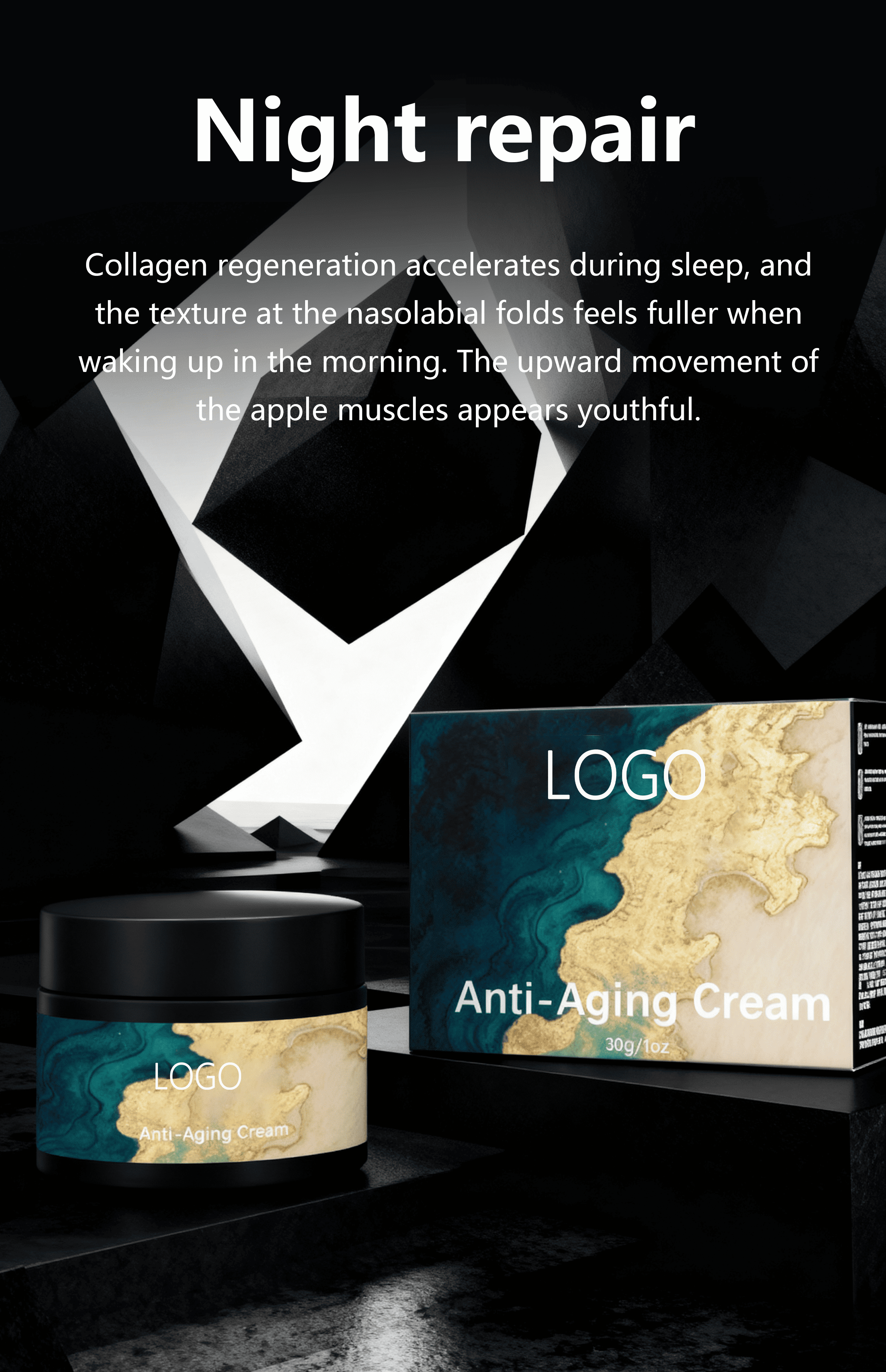 Anti-Aging Cream: Long-Lasting Firming & Wrinkle Resistance | Continuous Skin Tightening from the Root