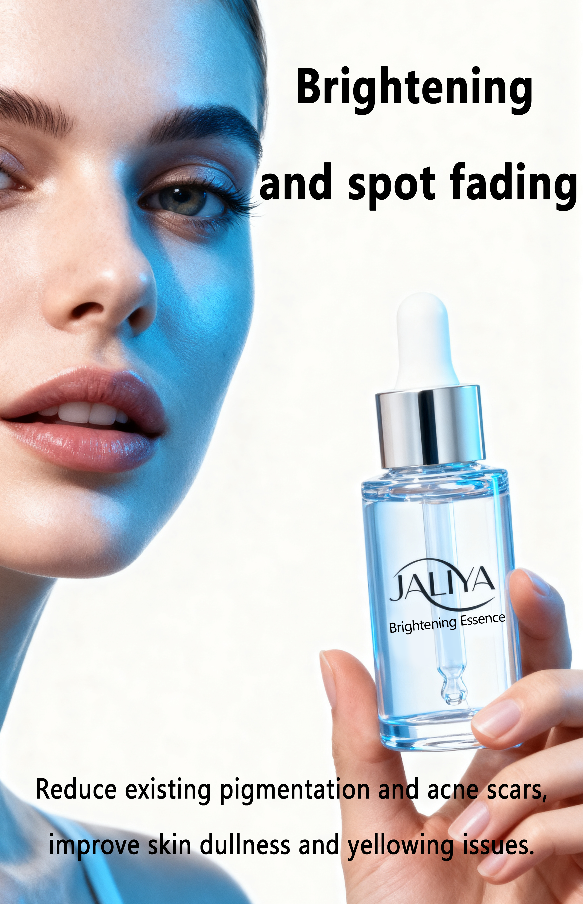 JALIYA Brightening Serum for Face - 24H Continuous Brightening & Tone Correction | Fade Dark Spots & Prevent Dullness