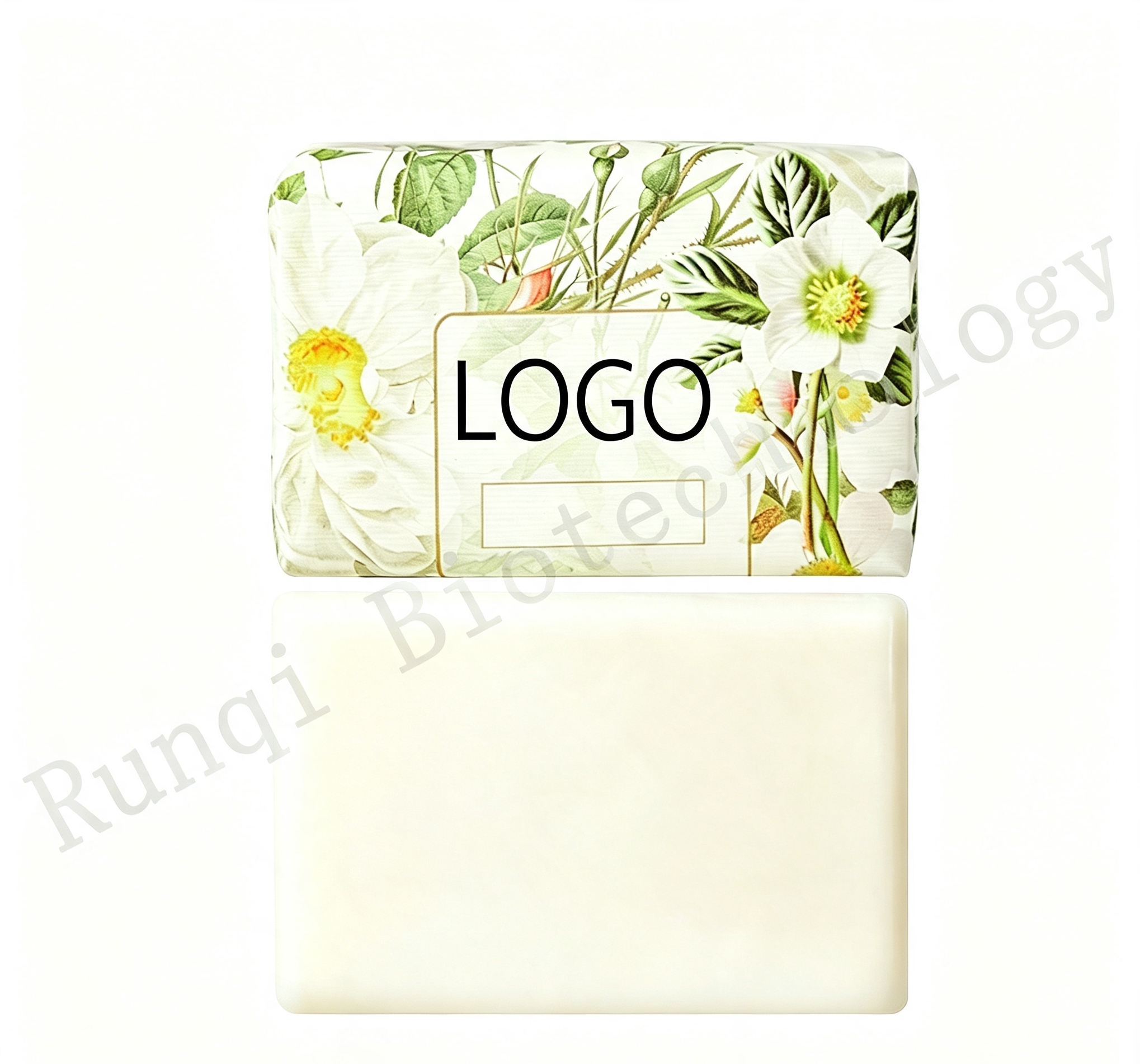200g Floral Scent Handmade Bar Soap, Strong Fragrance Facial & Body Cleansing Soap, Wedding Guest Favor Gift Soap for Daily Bath Use