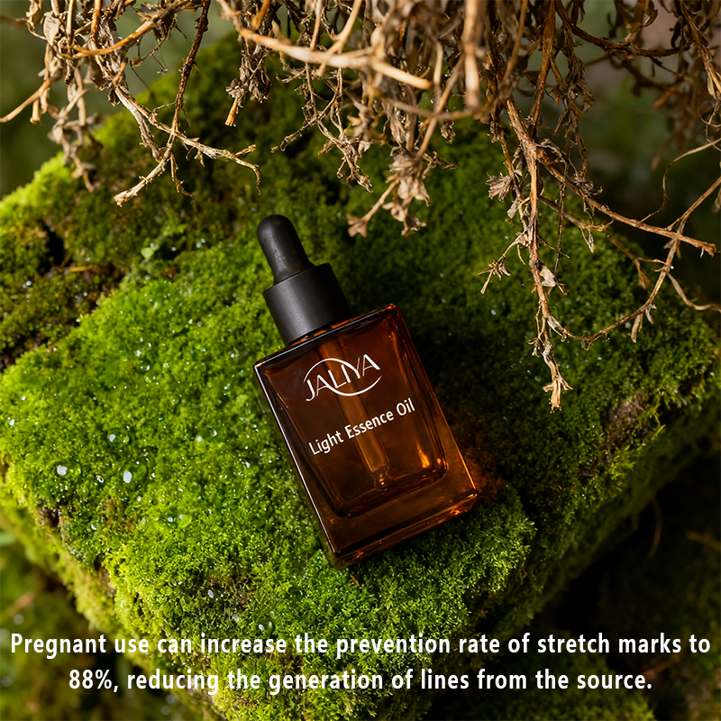 JALIYA Light Essence Oil - Long-Lasting Stretch Mark Prevention & Deep Skin Elasticity Boost | Continuous Nourishing Body Oil for Pregnancy Care