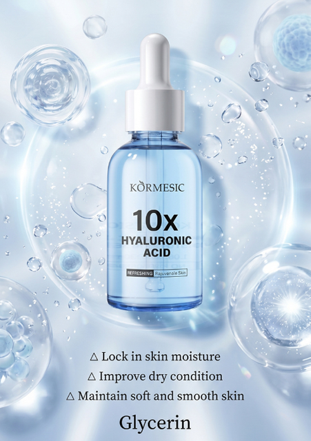  10X Hyaluronic Acid Serum – Deep Hydration & Skin Replenishment with Glycerin