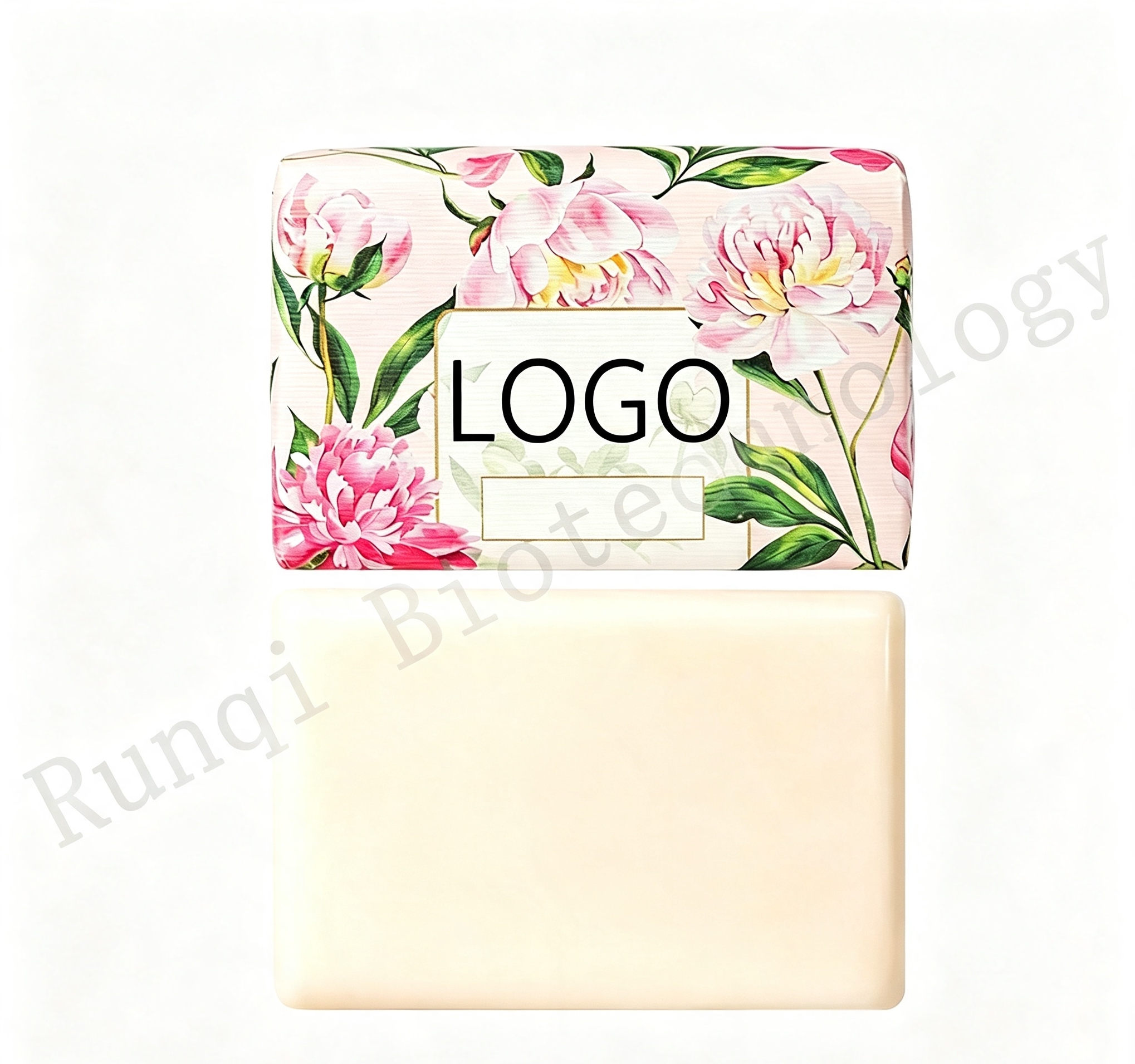 200g Floral Scent Handmade Bar Soap, Strong Fragrance Facial & Body Cleansing Soap, Wedding Guest Favor Gift Soap for Daily Bath Use