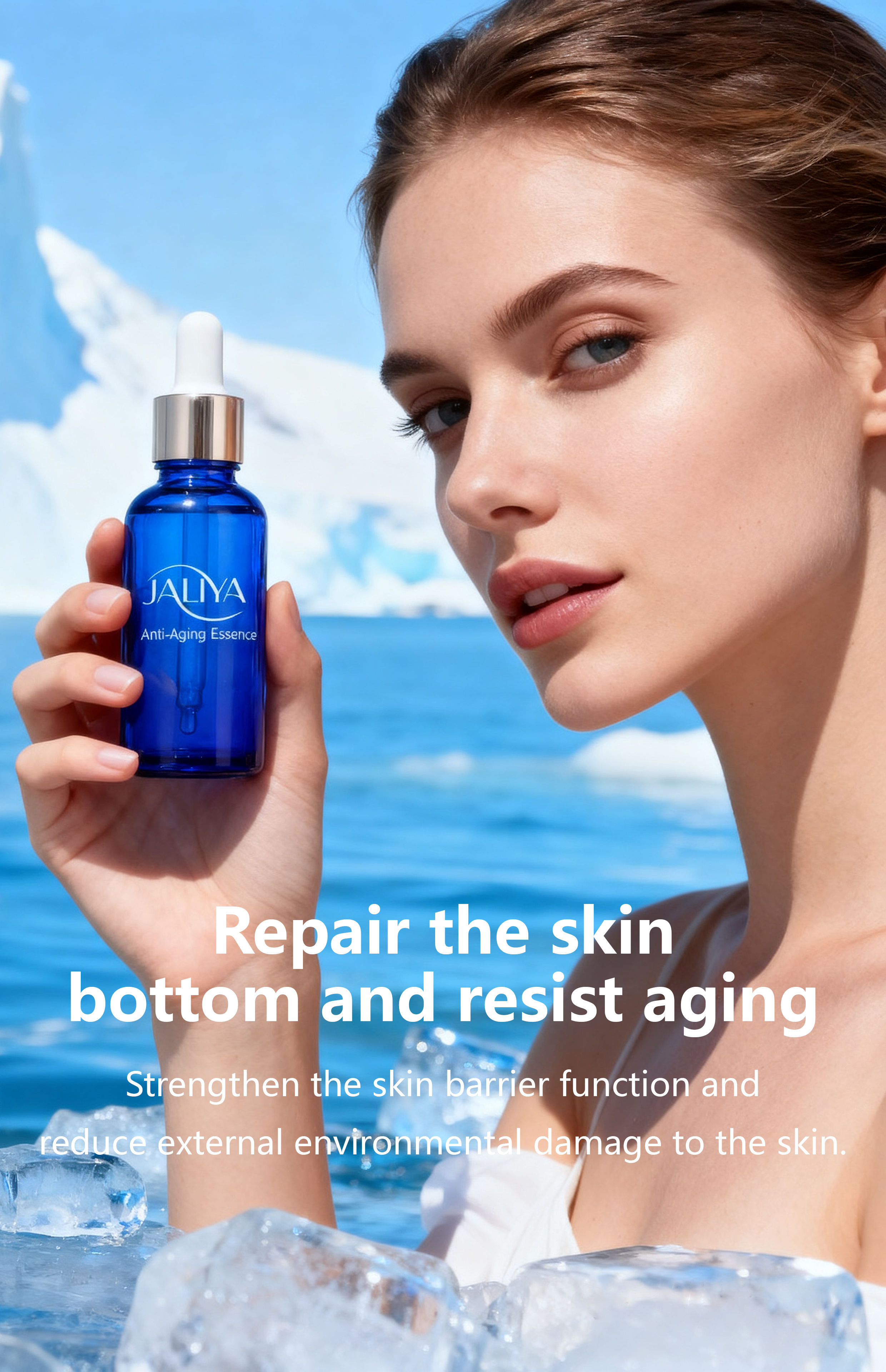 JALIYA Anti-Aging Essence with Instant Absorption - All-Day Moisture Shield & Deep Nourishment | Fade Fine Lines Effectively