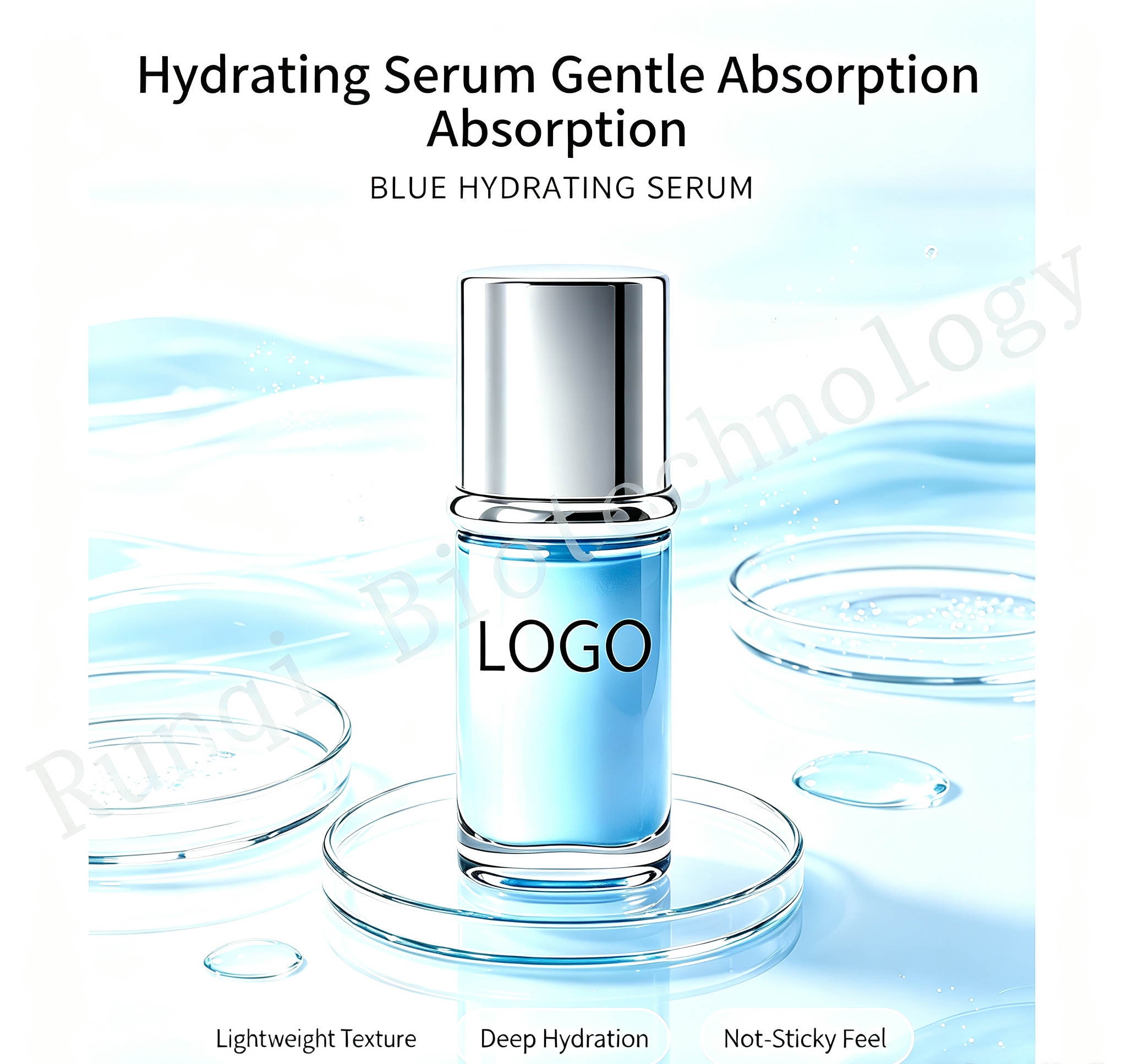 Custom Copper Peptide Ampoule Serum | Soothing Repair Raw Material Private Label Serum