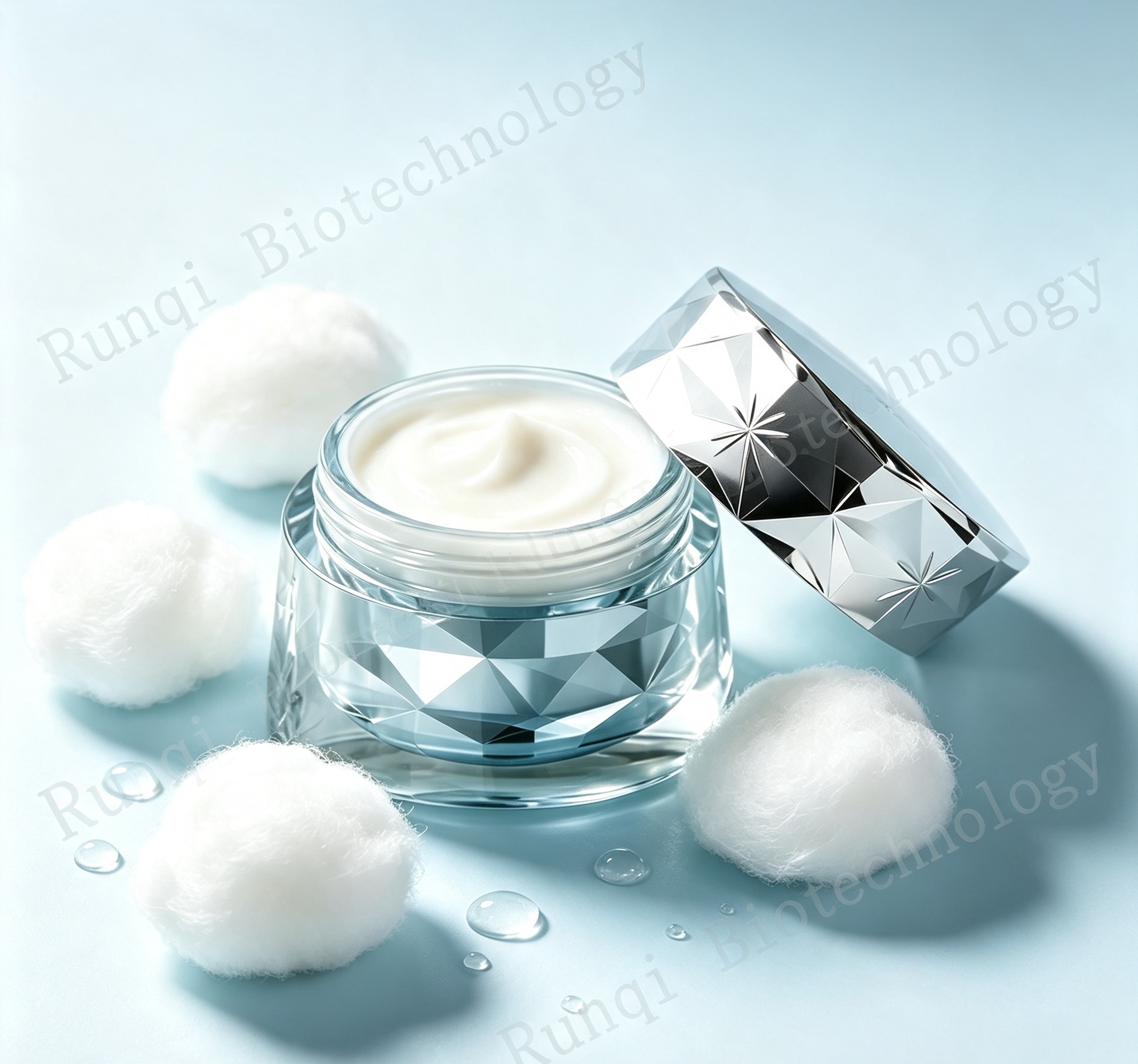 OEM White Tea Antioxidant Firming Face Cream, Soothing Hydrating Daily Facial Care
