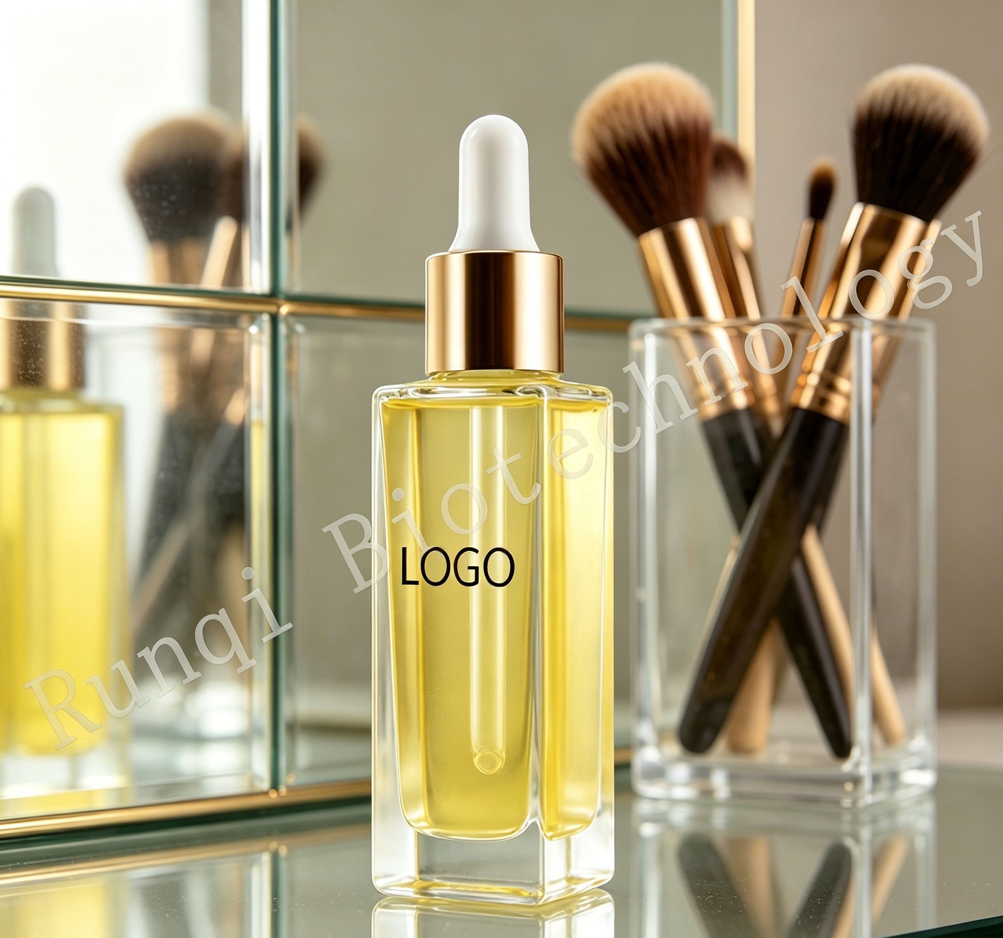 Custom OEM Skincare for Private Label Anti-Wrinkle Glycolic Serum with AHA 30ml for Strengthening Skin Barrier Moisturizing