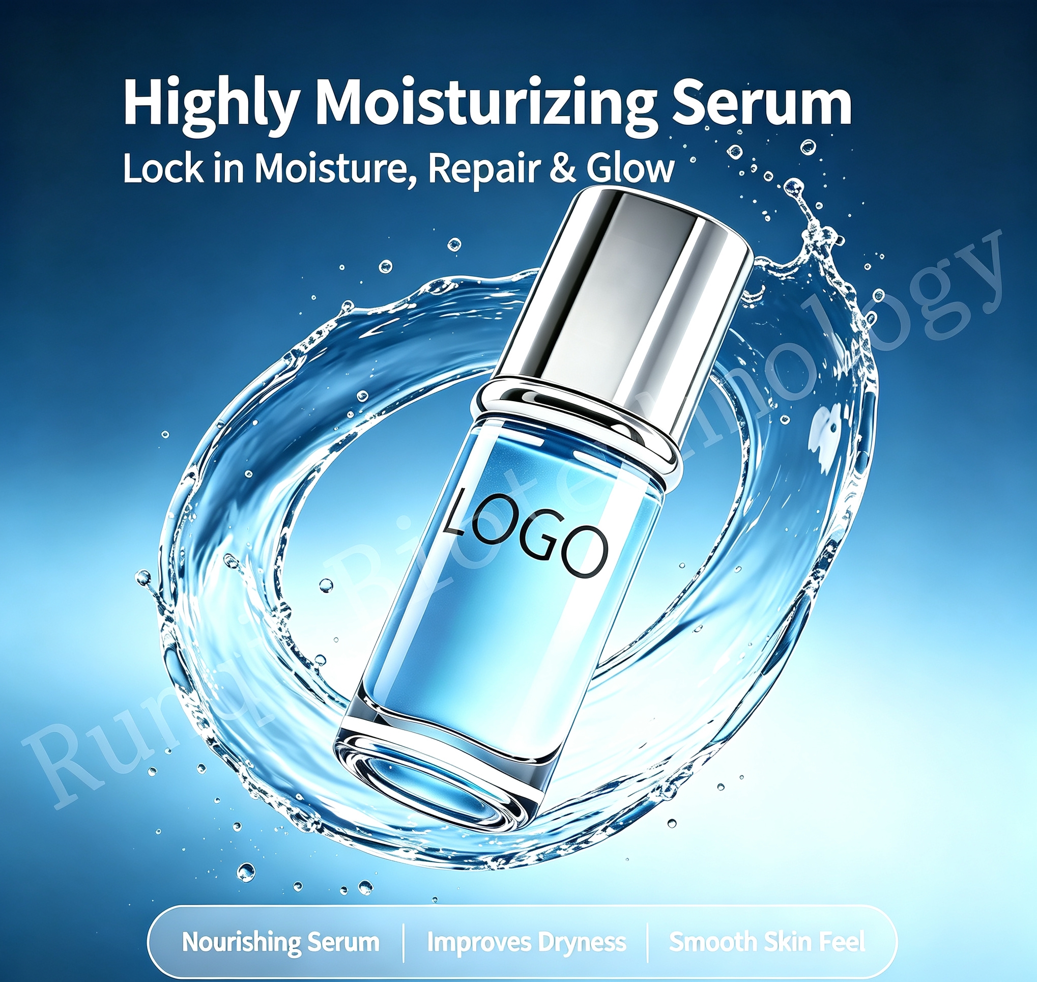 Custom Copper Peptide Ampoule Serum | Soothing Repair Raw Material Private Label Serum