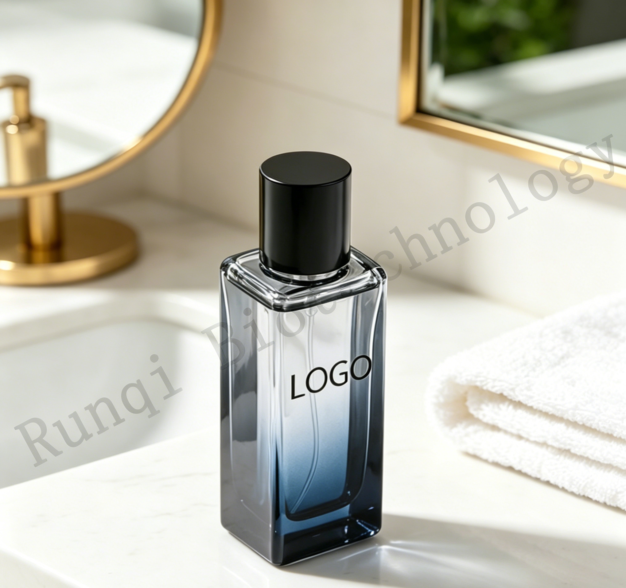 15ml Clear Men's Perfume Travel Size Mini Eau de Toilette, Long Lasting Scent, Custom OEM Private Label Fragrance Samples
