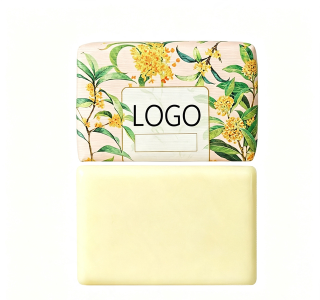 200g Floral Scent Handmade Bar Soap, Strong Fragrance Facial & Body Cleansing Soap, Wedding Guest Favor Gift Soap for Daily Bath Use