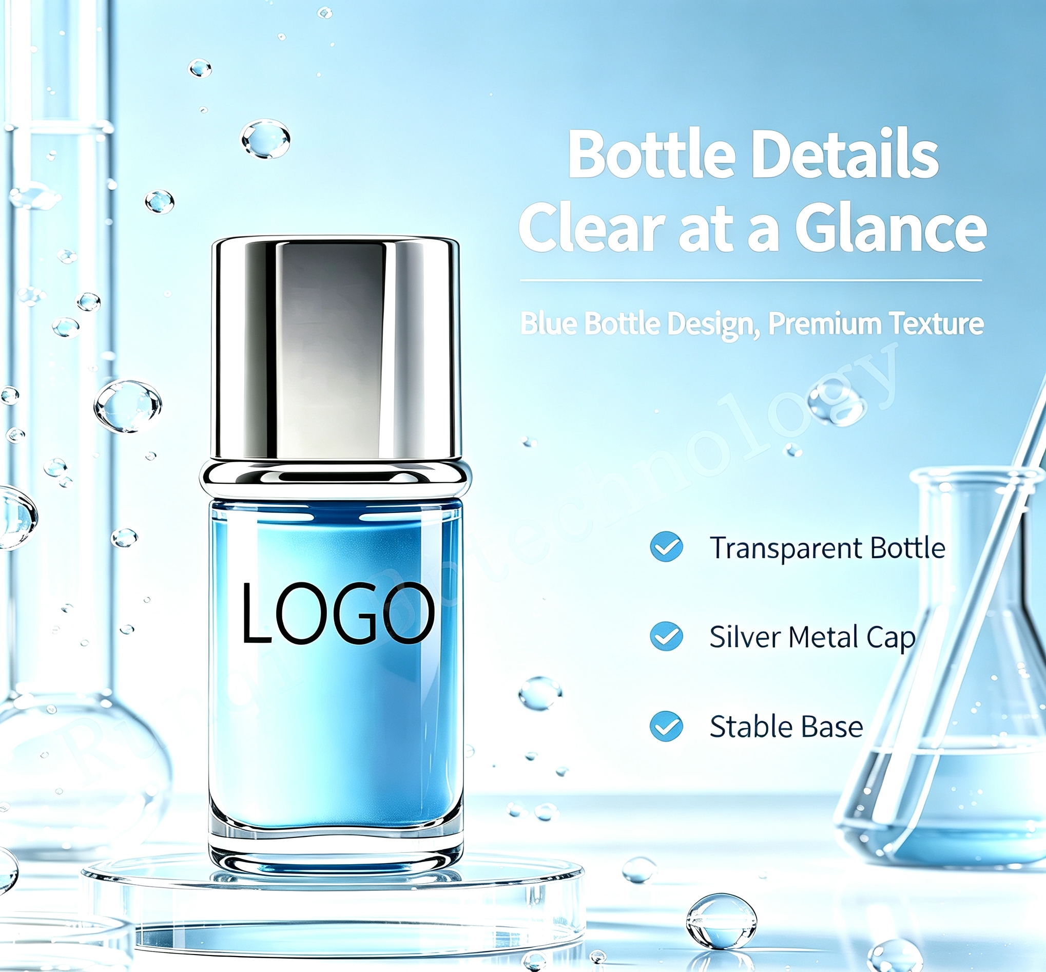 Custom Copper Peptide Ampoule Serum | Soothing Repair Raw Material Private Label Serum