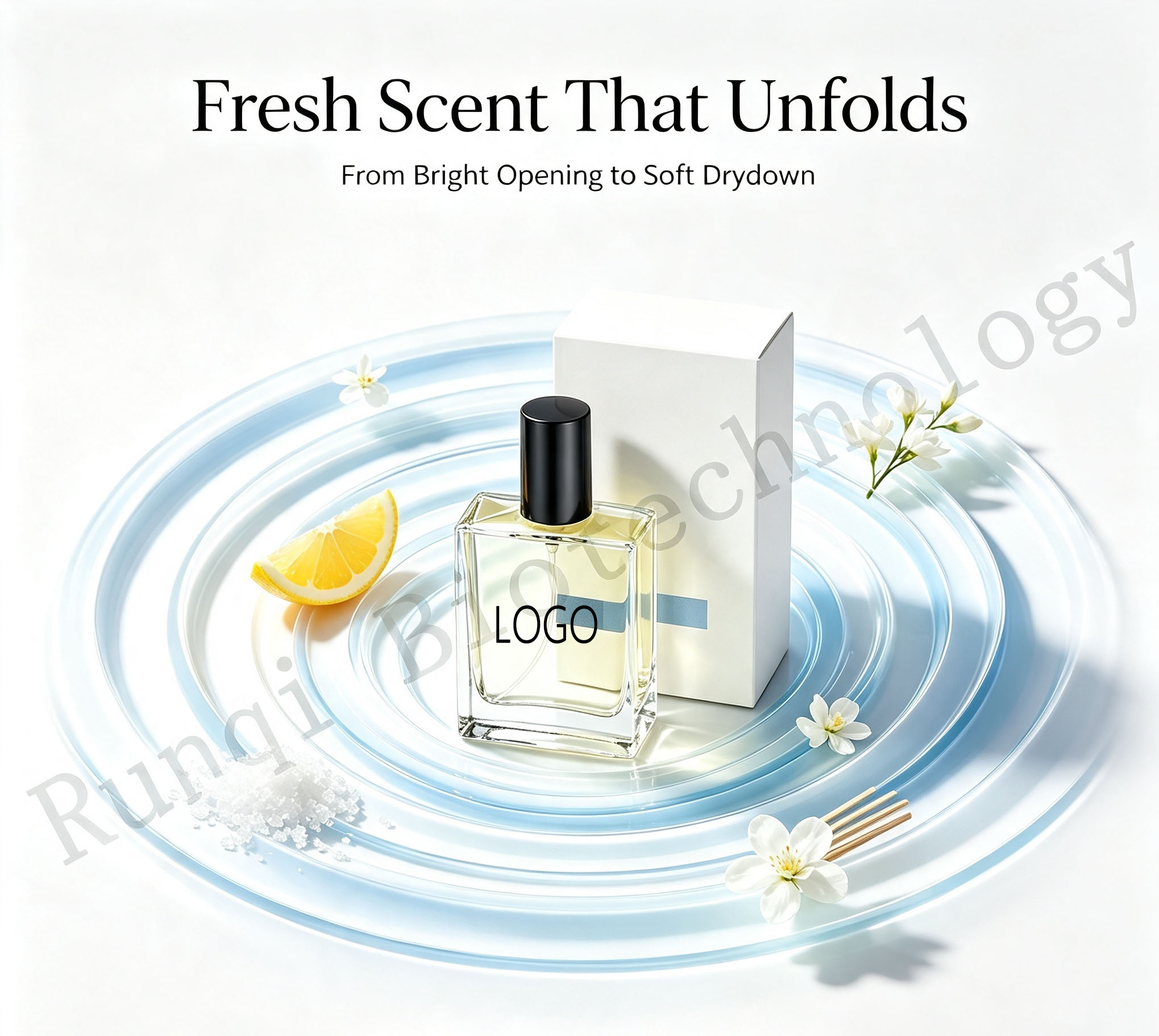 Memory Fragment Series - Summer Sea Breeze Eau de Toilette, Citrus Woody Floral Scent, Fresh & Long-Lasting Light Fragrance