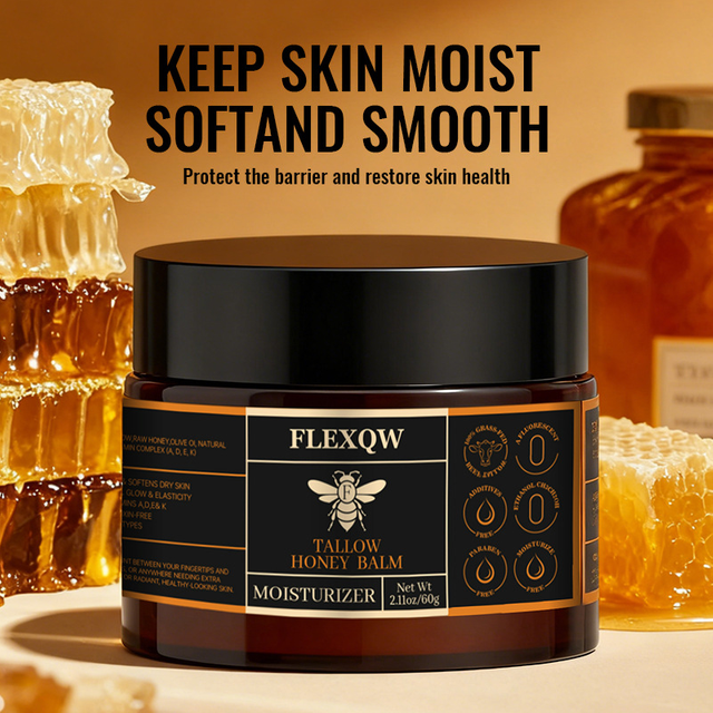 Butter Honey Moisturizing Cream Facial Moisturizing Cream Bee Venom Cow Fat Cream Skincare Cream