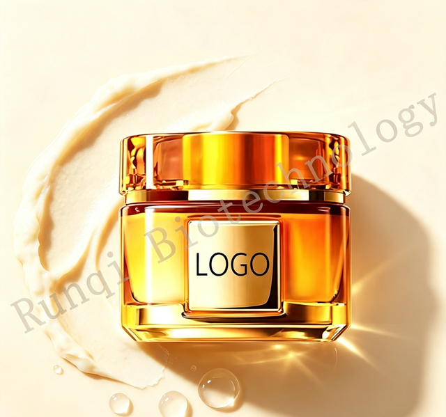 Custom Luxury Golden Jar Moisturizing Face Cream OEM ODM, Honey Pot Hydrating Night Cream, Hydrate Smooth Fine Lines Firm Skin, Free Sample Available for Private Label