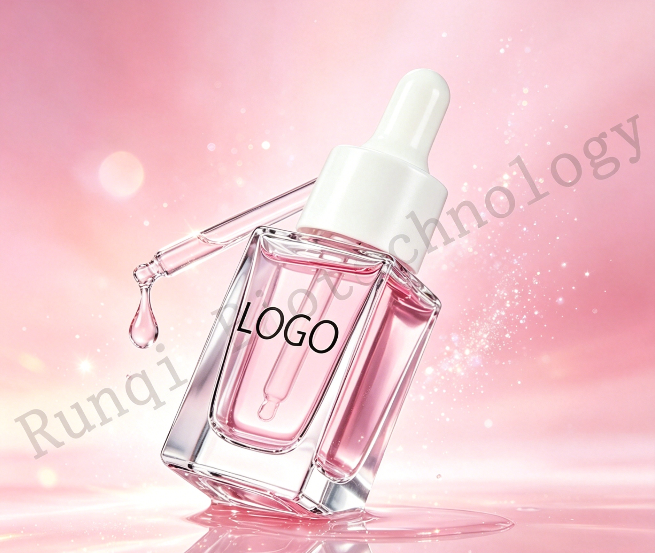 Facial Serum with AHA & Vitamin C Hydrating & Brightening Face Treatment Squalane & Firming Liquid for Female
