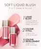 Star-Dust Soft-Matte Liquid Blusher – Long-Wear, Hydrating & Waterproof for Natural Glow