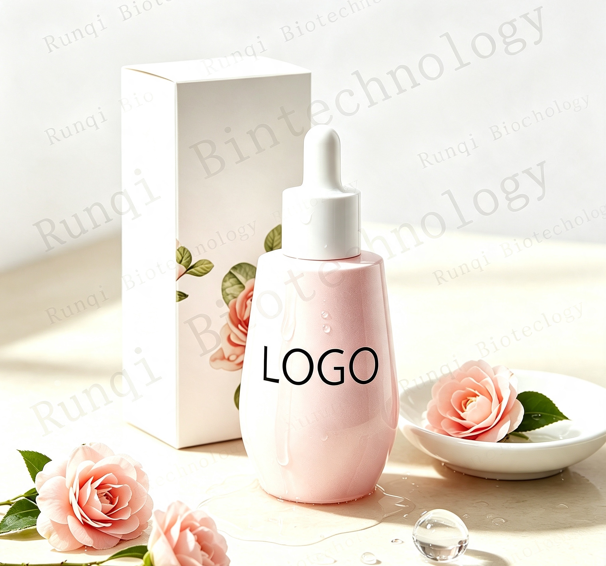Organic Skin-Refining Primer Serum | Niacinamide Brightening & Spot-Fading Essence, Hydrating & Moisturizing