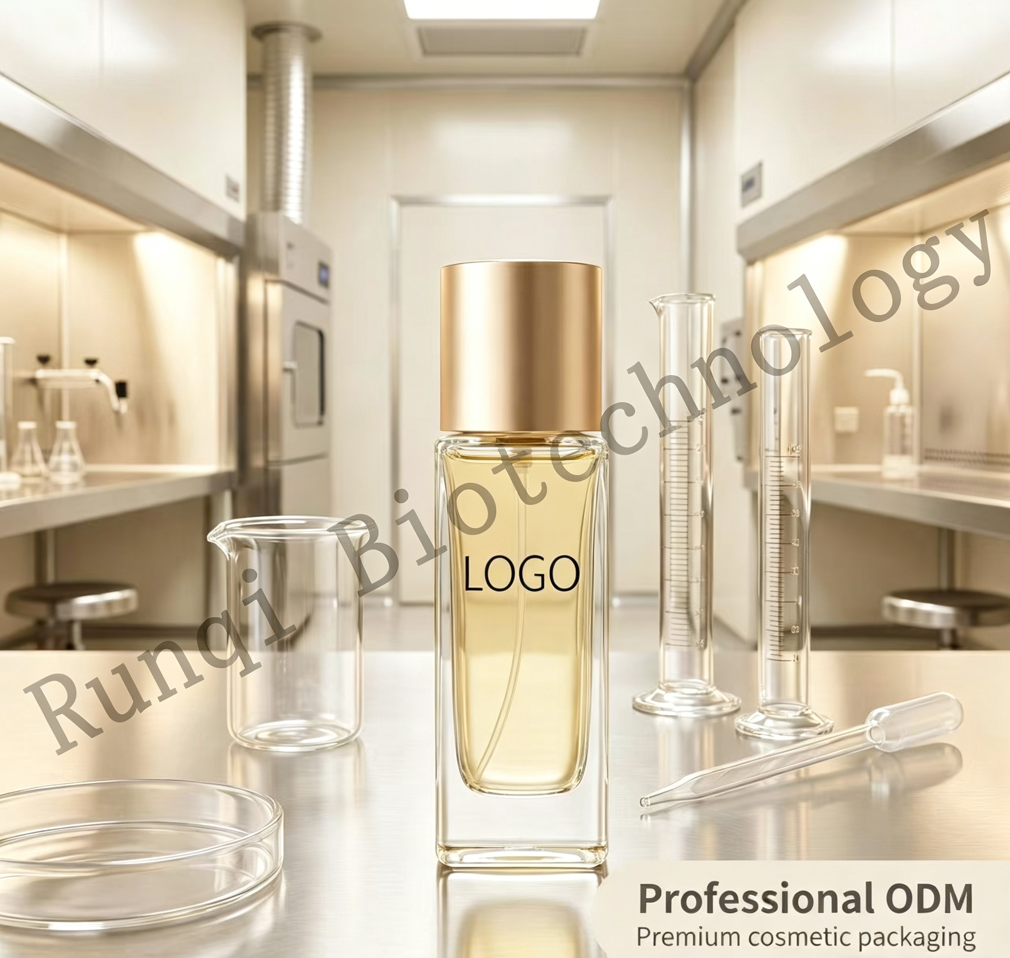 Private Label Facial Serum & Toner, Mild Hydrating Hyaluronic Acid Skin Lotion, Soothing Nourishing Firming Face Care, Support Drop Shipping & Custom Logo
