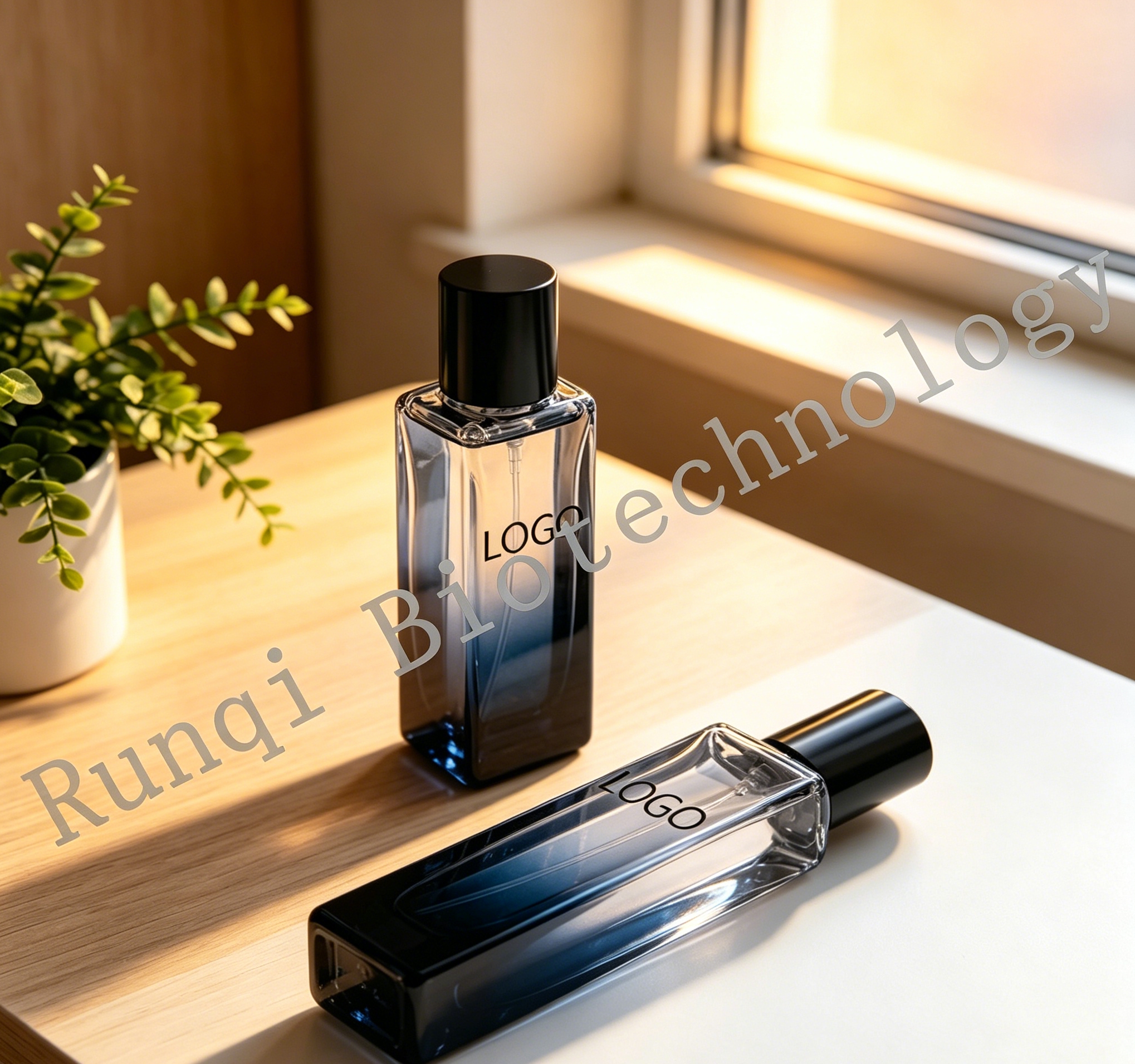 15ml Clear Men's Perfume Travel Size Mini Eau de Toilette, Long Lasting Scent, Custom OEM Private Label Fragrance Samples