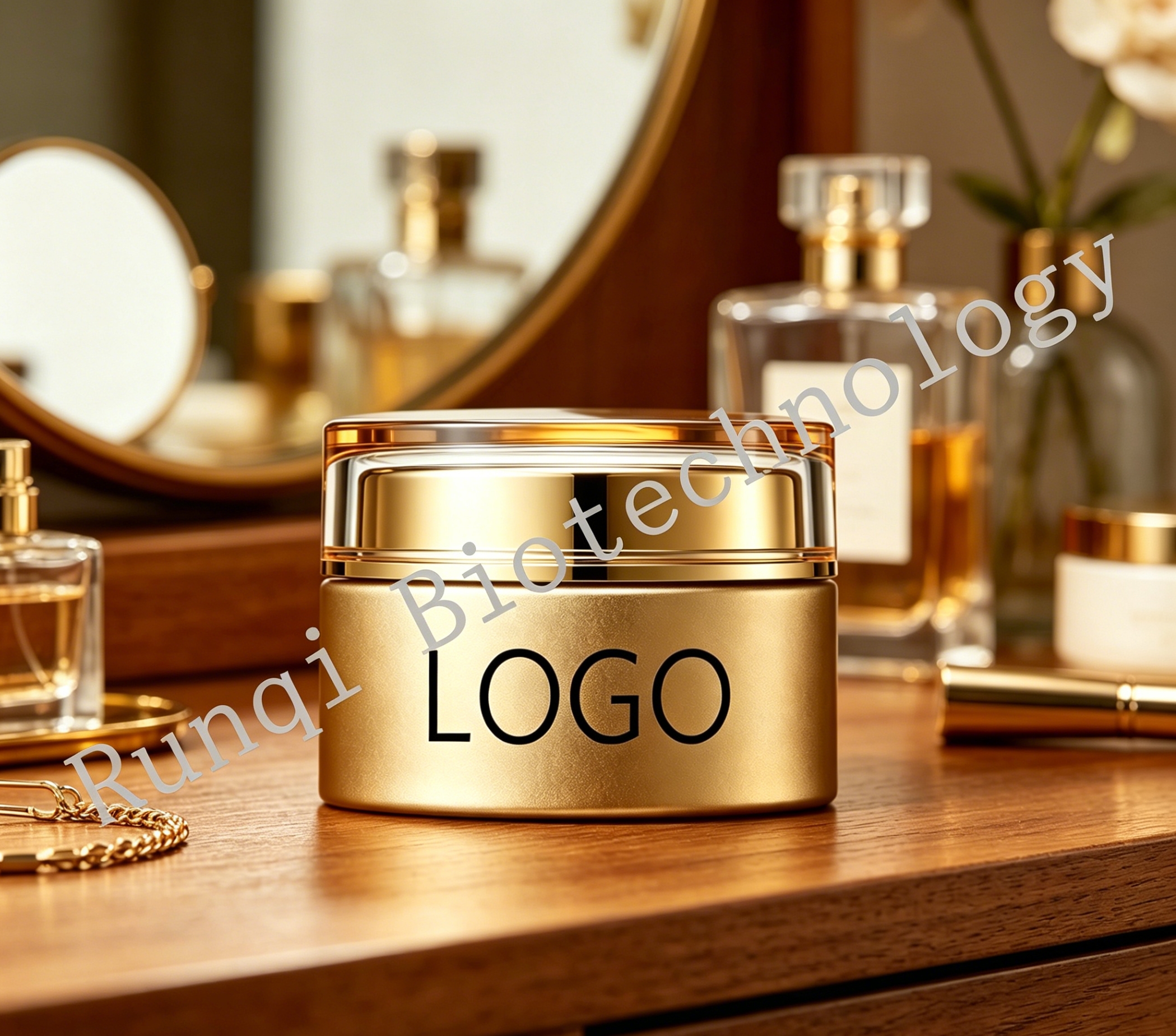 Custom Private Label Ginseng Face Cream, OEM Anti-Aging Firming Wrinkle Reducing Essence Cream, Hydrating Nourishing Moisturizer Skincare for Bulk Wholesale